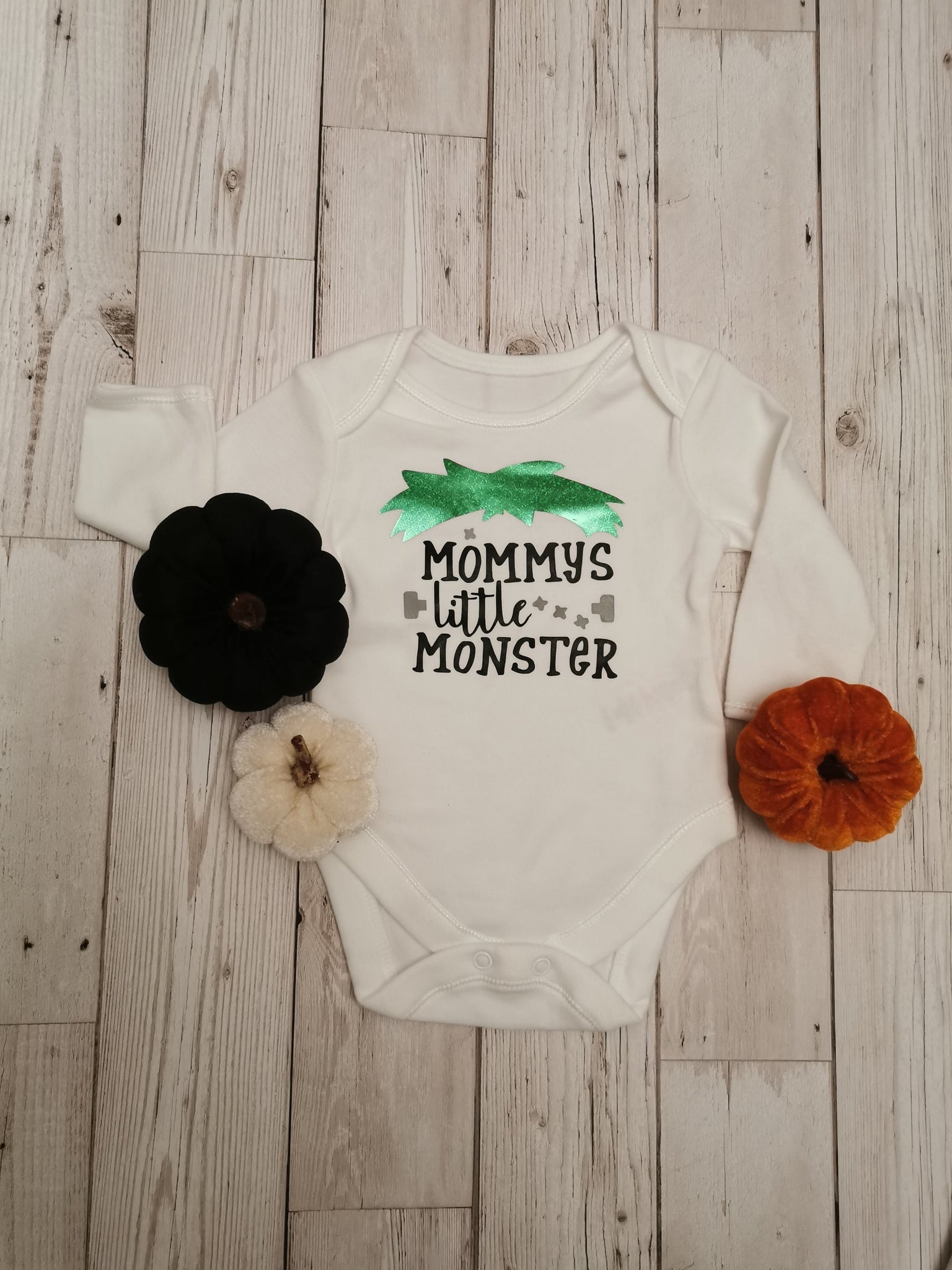 Mummy's Little Monster Halloween Baby Onesie