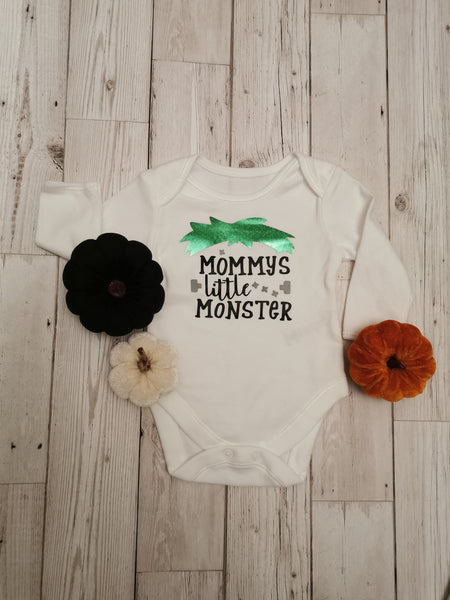 Mummy's Little Monster Halloween Baby Onesie