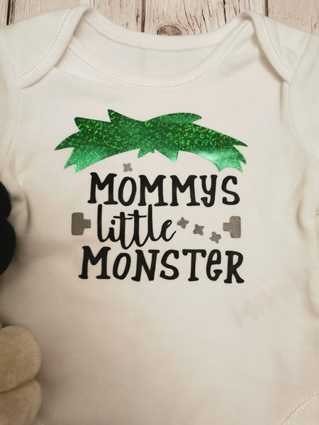 Mummy's Little Monster Halloween Baby Onesie