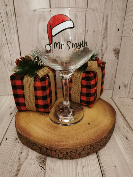 Personalised Christmas Teacher/Teacher Assistant Gin Cocktails Glass & Box