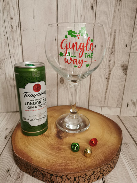 Personalised Gin Glass & Gift Box Set