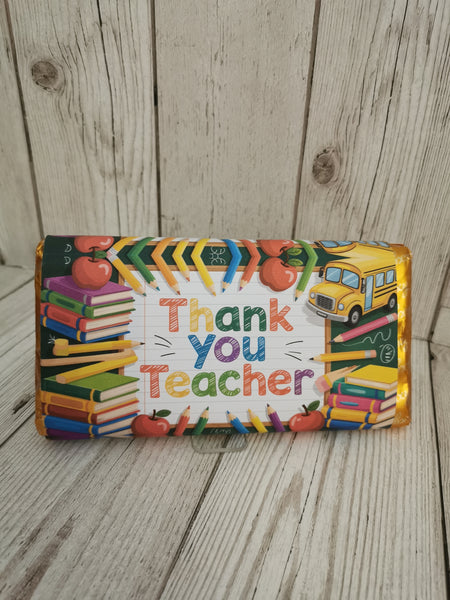 'Thank You Teacher' Galaxy Chocolate Bar