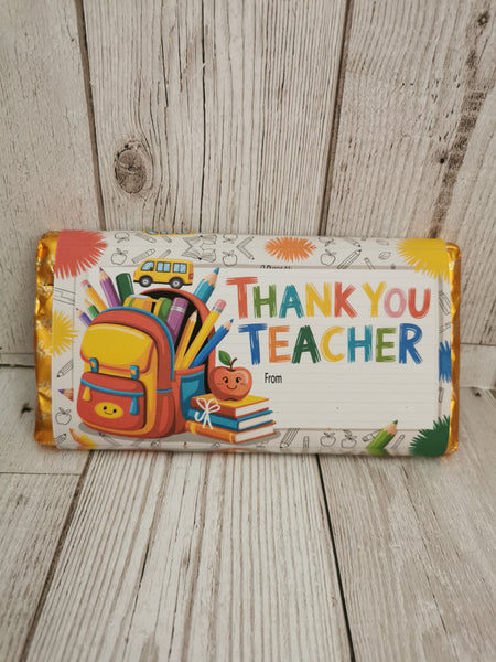'Thank You Teacher' Galaxy Chocolate Bar