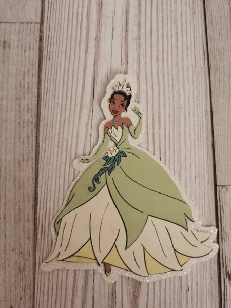 Personalised 4 Disney Princess Style Cake Topper Set