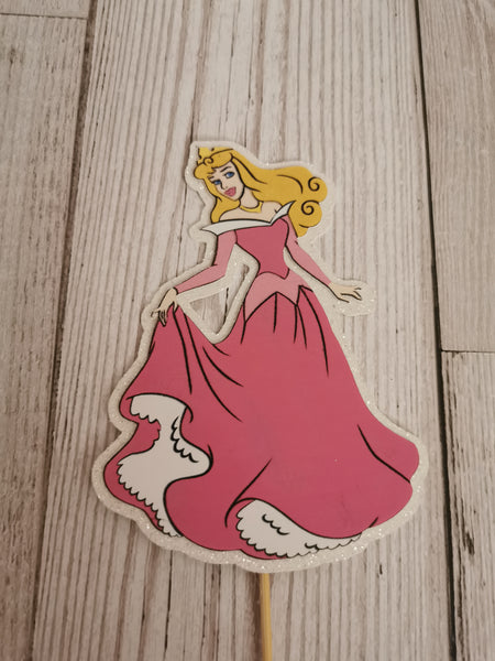 Personalised 4 Disney Princess Style Cake Topper Set