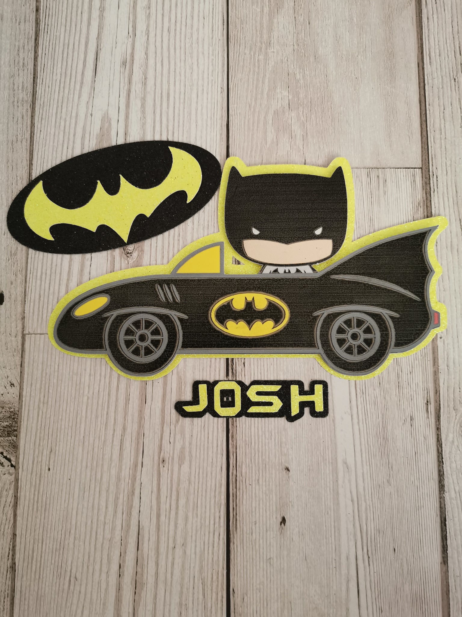 Personalised Batman Cake Topper