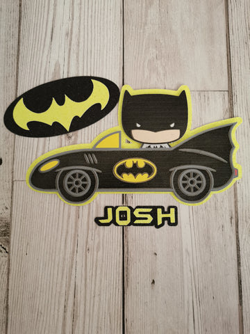 Personalised Batman Cake Topper