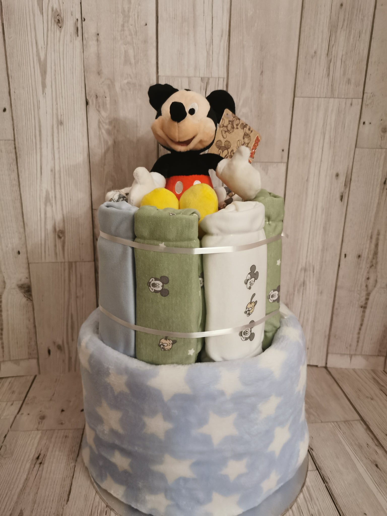 Mickey Style Nappy Cake Baby Gift