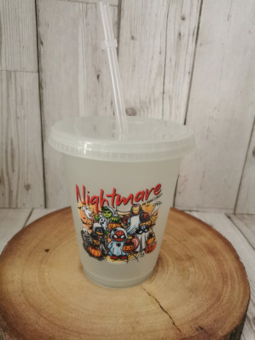 Nightmare on Main Street Halloween Glow in the Dark Cold Cup