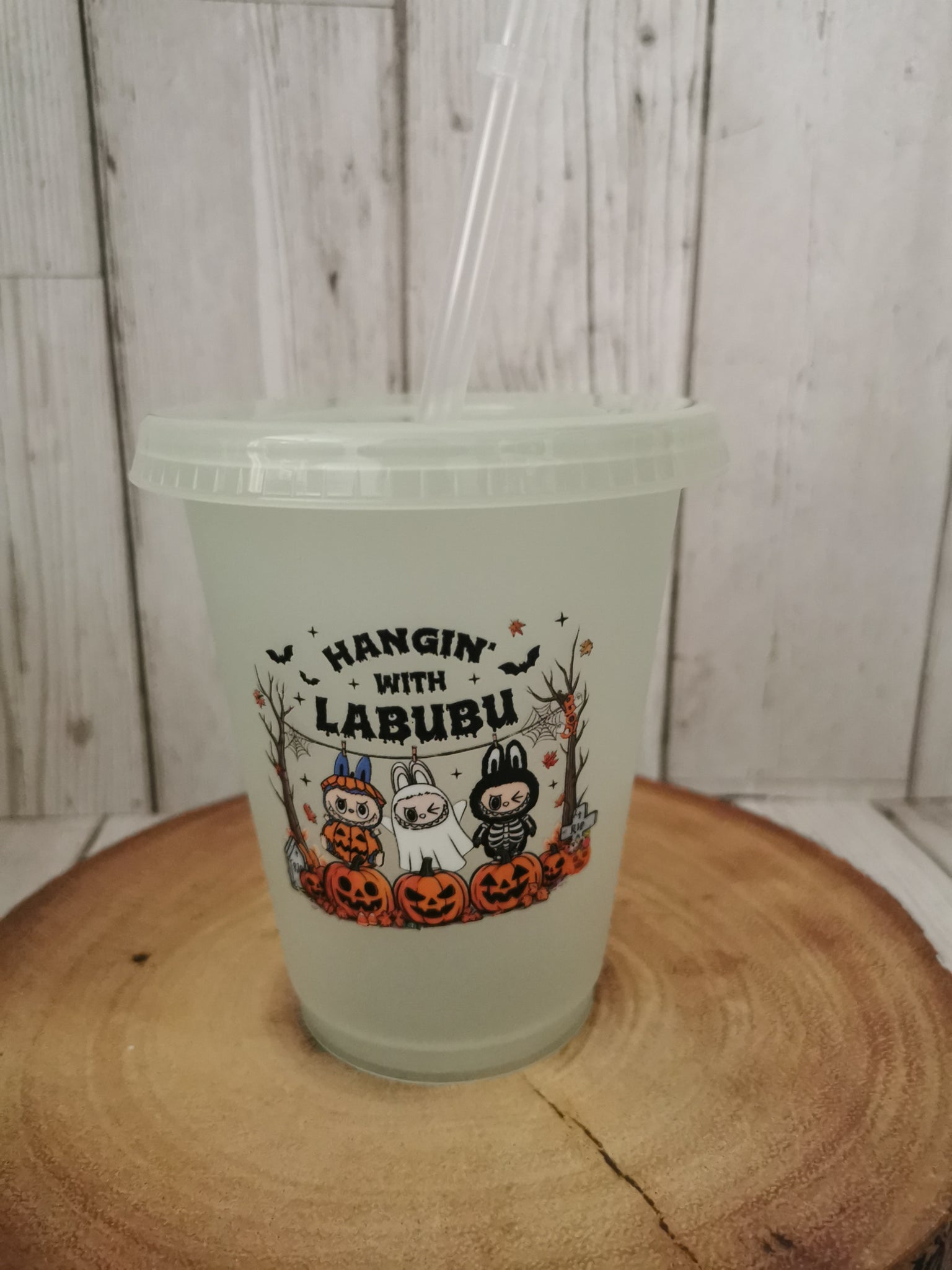 Hanging with Labubu Halloween Glow in the Dark Cold Cup