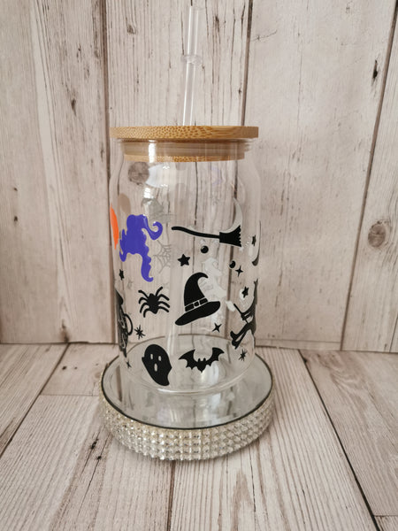 Hocus Pocus Libbey Glass Can Cold Cup