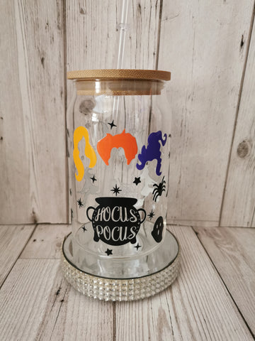 Hocus Pocus Libbey Glass Can Cold Cup