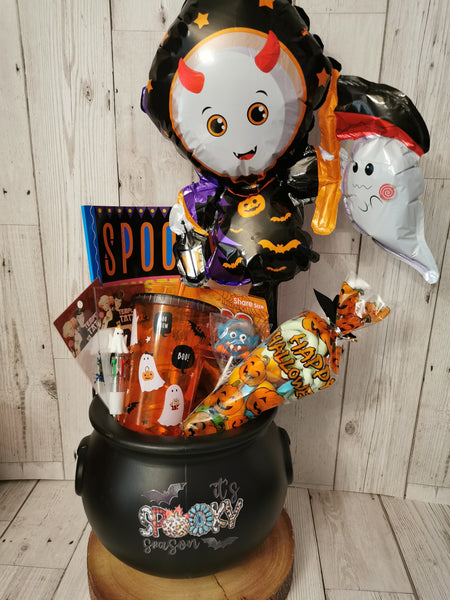 Halloween Cauldron Sweets & Treats Hamper