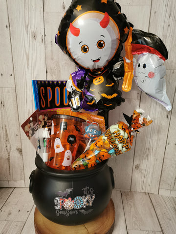 Halloween Cauldron Sweets & Treats Hamper