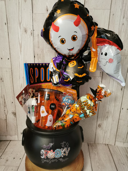 Halloween Cauldron Sweets & Treats Hamper