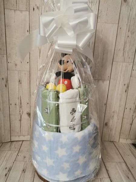 Mickey Style Nappy Cake Baby Gift