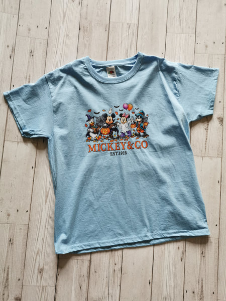 Mickey & Co Halloween Design T-Shirt