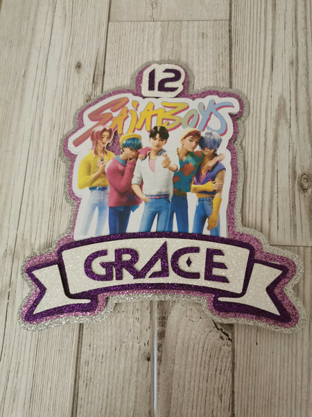 Personalised K Pop Saja Boys Style Cake Topper