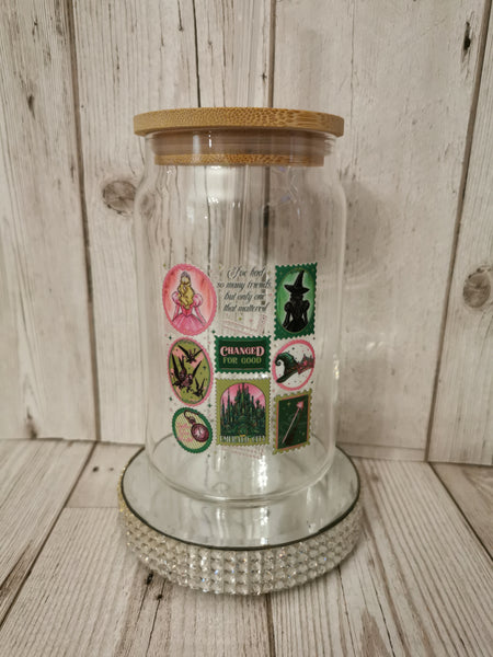 Wicked Stamp Design Libbey Glass Can Cold Cup