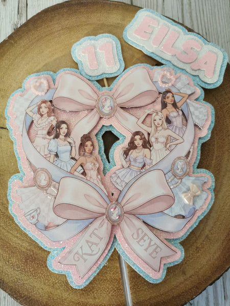 Personalised Katseye Style Cake Topper