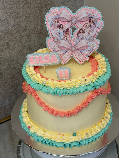 Personalised Katseye Style Cake Topper