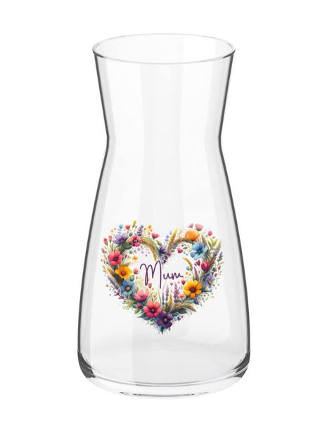 Happy Mother's Day Glass Vase with Gift Box