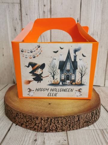 Personalised Halloween Trick or Treat  Party/ Favour Boxes