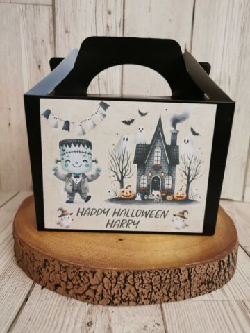 Personalised Halloween Trick or Treat  Party/ Favour Boxes