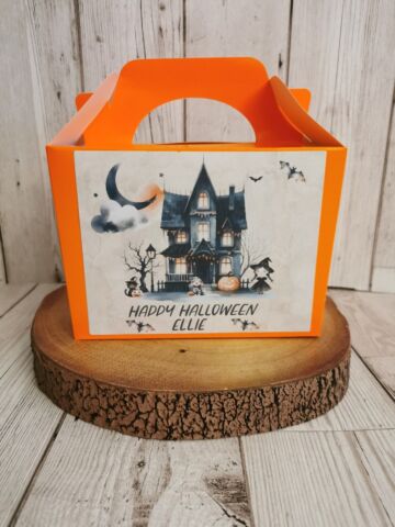 Personalised Halloween Trick or Treat  Party/ Favour Boxes