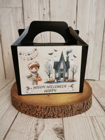 Personalised Halloween Trick or Treat  Party/ Favour Boxes