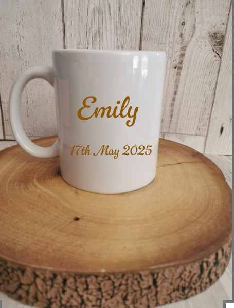 Personalised 1st/First Holy Communion Church Style Girl Ceramic Mug