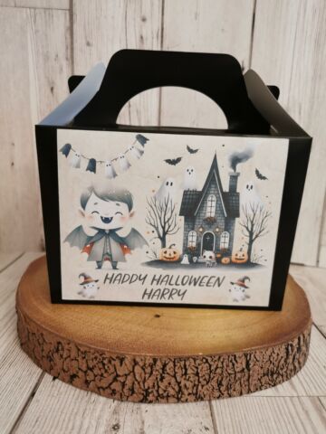 Personalised Halloween Trick or Treat  Party/ Favour Boxes