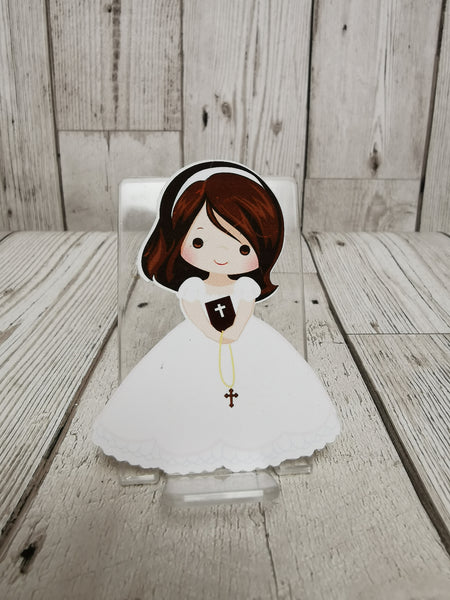 1st/First Holy Communion Set of 12 Cupcake Toppers Mini Boy Or Girl