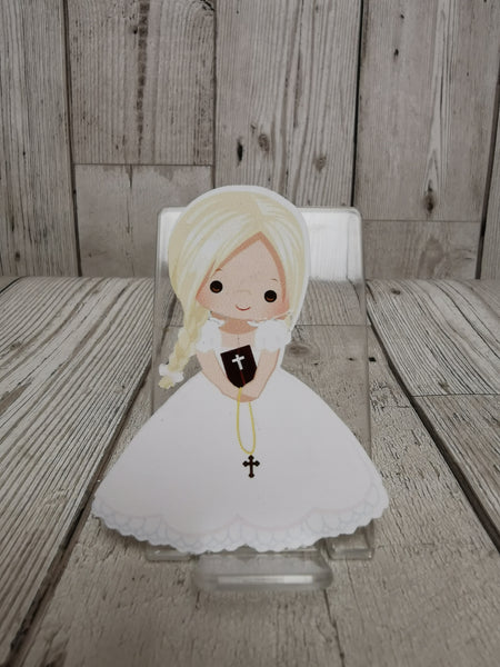 1st/First Holy Communion Set of 12 Cupcake Toppers Mini Boy Or Girl