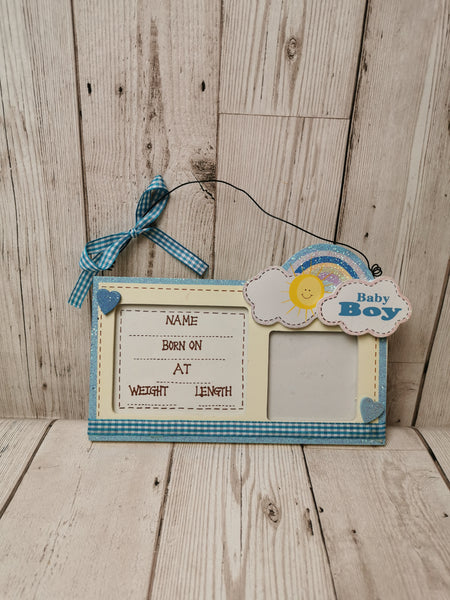 New Baby Boy & Girl Nursery Plaque