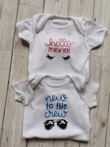 New to the Crew Baby Onesie