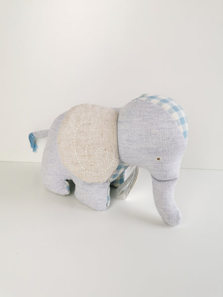 'Happy Horse ' Blue Elephant Plush Soft Toy