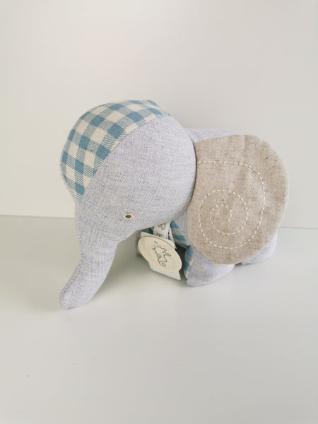 'Happy Horse ' Blue Elephant Plush Soft Toy