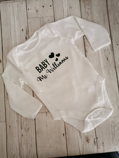 Personalised Baby Announcement Onesie