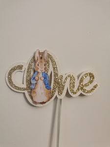 ONE 3d Peter Rabbit Cake Topper