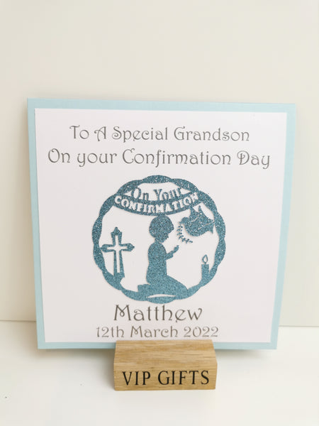 Personalised Circle Confirmation Card