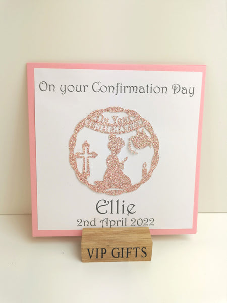 Personalised Circle Confirmation Card