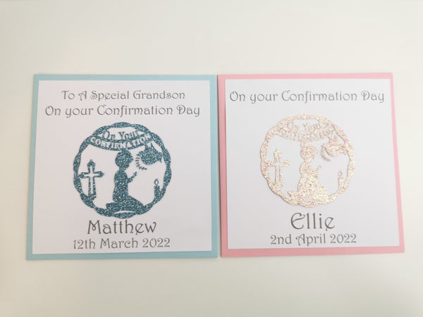 Personalised Circle Confirmation Card