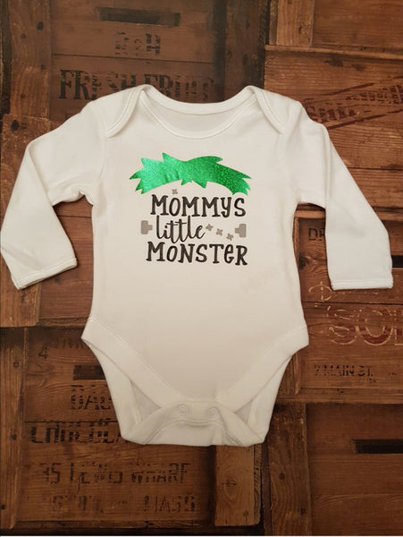 Mummy's Little Monster Halloween Baby Onesie