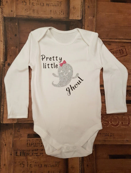 Pretty Little Ghoul Halloween Baby Onesie